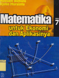MATEMATIKA UNTUK EKONOMI DAN APLIKASINYA